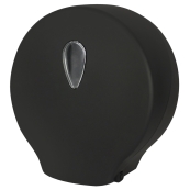 Jumbo Toilettenpapierspender Midi schwarz max. 26 cm