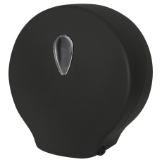 Jumbo Toilettenpapierspender Midi schwarz max. 26 cm