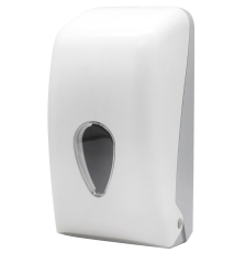 Toilettenpapier Spender Einzelblatt weiss