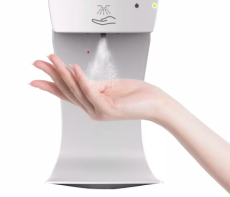 Hände Desinfektionsspender Sensor mit Tropfschale 600 ml weiss