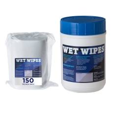 WET WIPES 150 Mini Nachfüllpack alkoholfreie Desinfektionstücher fertig getränkt 